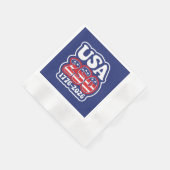 Serviette En Papier America's 250th Birthday - Groovy USA 250 (Coin)