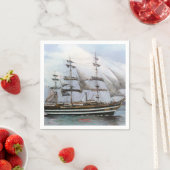 Serviette En Papier Amerigo Vespucci (En situation)