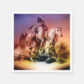 Serviette En Papier Amérindien (Devant)