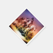 Serviette En Papier Amérindien (Coin)