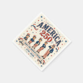 Serviette En Papier Amérique 250 (Coin)