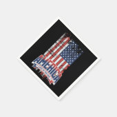 Serviette En Papier Amérique - Pays des libres (Coin)
