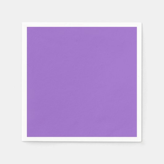 Serviette En Papier Améthyste (couleur solide) (Devant)