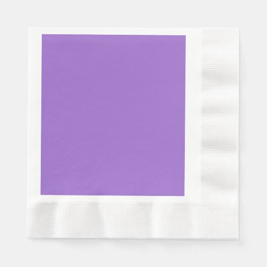 Serviette En Papier Améthyste (couleur unie) (Devant)