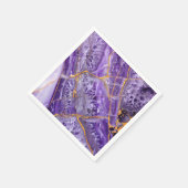 Serviette En Papier Améthyste pourpre (Coin)