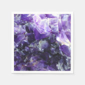 Serviette En Papier Améthyste pourpre (Devant)