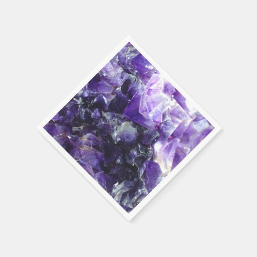 Serviette En Papier Améthyste pourpre (Coin)