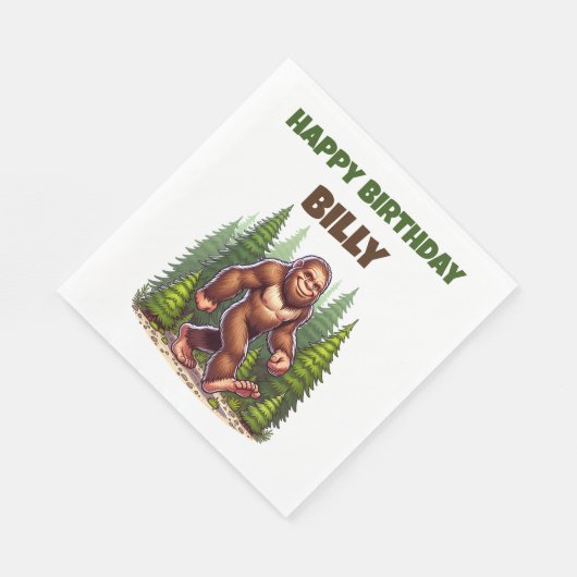 Serviette En Papier Amical Bigfoot (Coin)