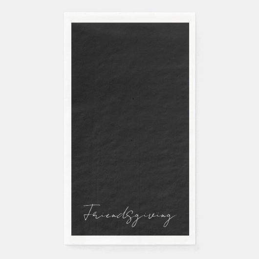 Serviette En Papier Amical Black (Devant)