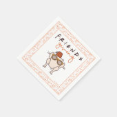 Serviette En Papier AMIS™ | Action d'amitié (Coin)