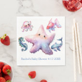 Serviette En Papier Amis aquatiques (En situation)