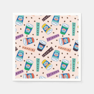 Serviette En Papier AMIS™   Central Perk Vibrant Motif café