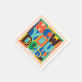 Serviette En Papier AMIS™ | Comment faire' - Graphisme dynamique (Coin)