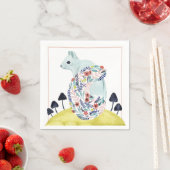 Serviette En Papier Amis de Clementine | Écureuil d'art populaire (En situation)