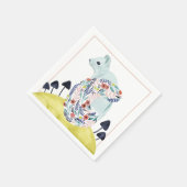 Serviette En Papier Amis de Clementine | Écureuil d'art populaire (Coin)