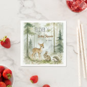 Serviette En Papier Amis de la forêt de bois (En situation)