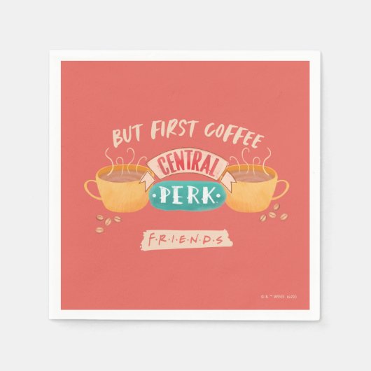 Serviette En Papier AMIS™ | Mais Premier Café - Central Perk (Devant)