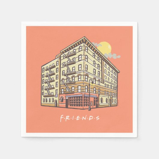 Serviette En Papier AMIS™ | Monica's Apartment Building (Devant)