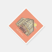 Serviette En Papier AMIS™ | Monica's Apartment Building (Coin)