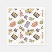 Serviette En Papier AMIS™ | Motif d'icône Poka Dot (Devant)