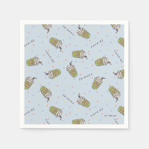 Serviette En Papier AMIS™   Polka Dot Central Perk Motif