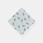 Serviette En Papier AMIS™ | Polka Dot Central Perk Motif (Coin)