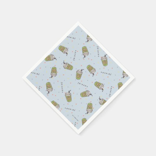 Serviette En Papier AMIS™ | Polka Dot Central Perk Motif (Coin)