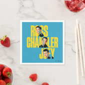 Serviette En Papier AMIS™ | Ross, Chandler et Joey (En situation)