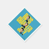 Serviette En Papier AMIS™ | Ross, Chandler et Joey (Coin)