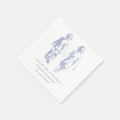 Serviette En Papier Amis toujours dans votre citation de coeur (Coin)