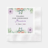 Serviette En Papier Amitié intemporelle (Devant)