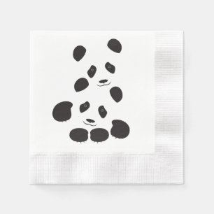 Serviette En Papier Amitié Panda