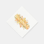 Serviette En Papier Amitié Thanksgiving Celebration Napkins (Coin)