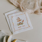 Serviette En Papier Amore & Aranci | Serviettes de Mariage d'agrumes d