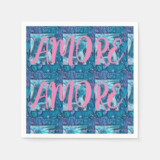 Serviette En Papier Amore Napkins (Devant)