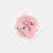 Serviette En Papier Amore | Réception de mariage à l'aquarelle (Coin)