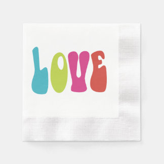 Serviette En Papier Amour