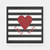 Serviette En Papier Amour (Devant)