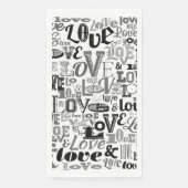 Serviette En Papier Amour 3 (Devant)