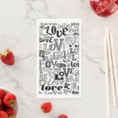 Serviette En Papier Amour 3 (En situation)