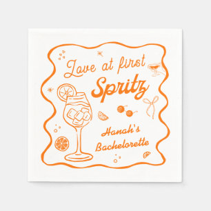 Serviette En Papier Amour à First Spritz Bachelorette
