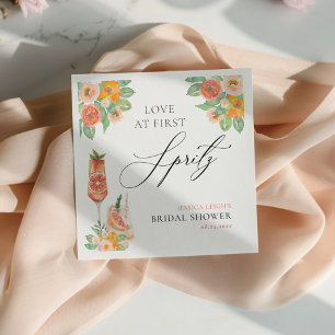 Serviette En Papier Amour au premier Spritz Bright Cocktail Enterremen
