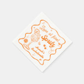 Serviette En Papier Amour au premier Spritz Demoiselle d'Honneur (Coin)