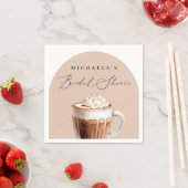 Serviette En Papier Amour chic élégant en préparation Café Enterrement (En situation)