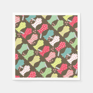 Serviette En Papier Amour coudre Mannequin Brown