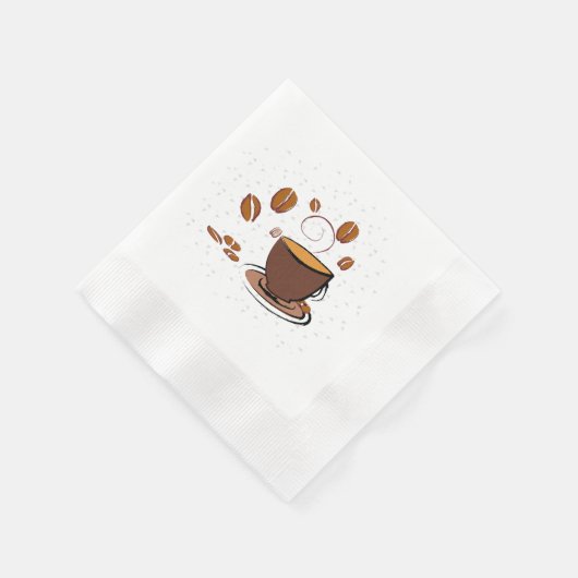 Serviette En Papier Amour de café (Coin)