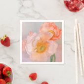 Serviette En Papier Amour de Coquelicot (En situation)
