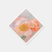 Serviette En Papier Amour de Coquelicot (Coin)