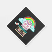 Serviette En Papier Amour de licorne (Coin)