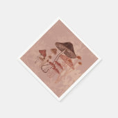 Serviette En Papier Amour des champignons (Coin)